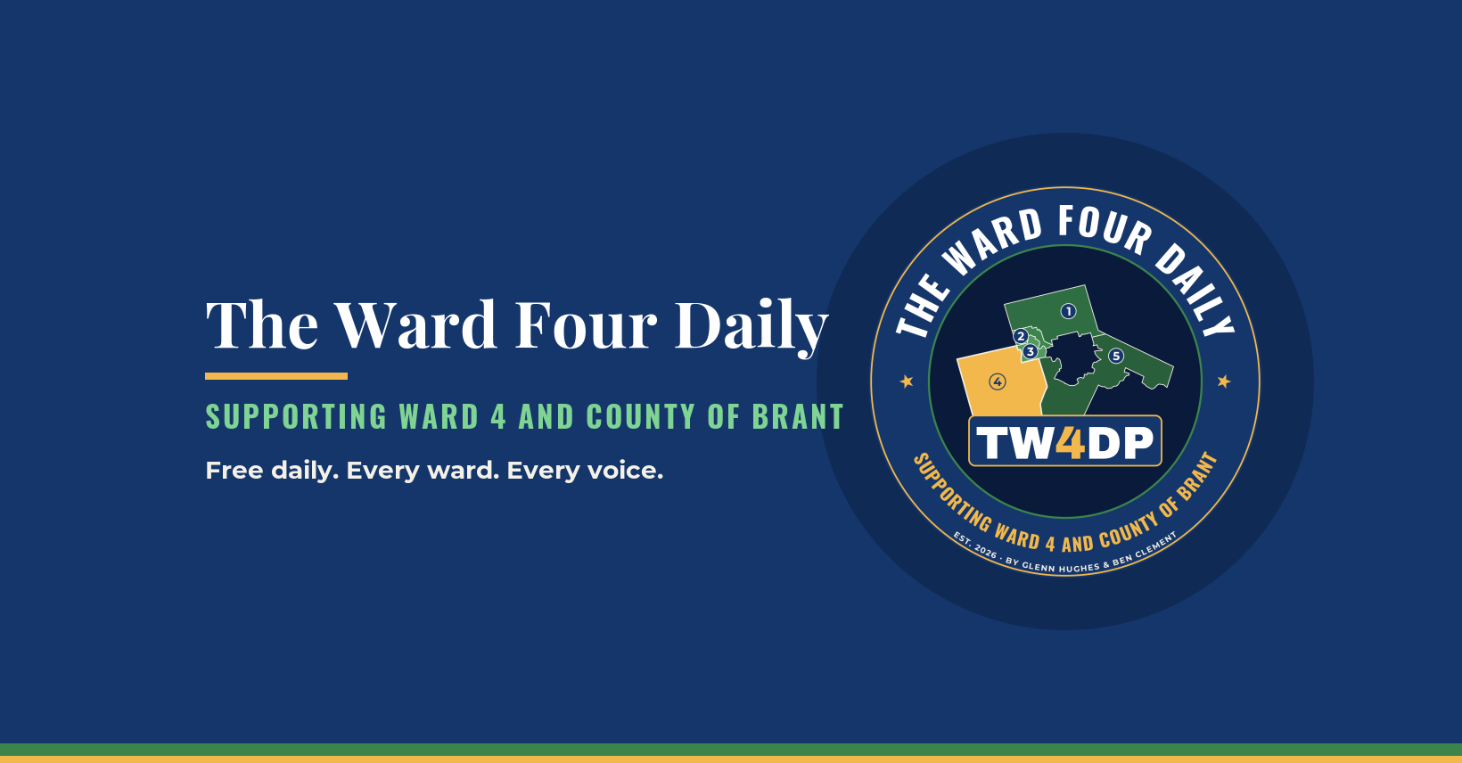 The Ward Four Daily — Supporting Ward 4 and County of Brant